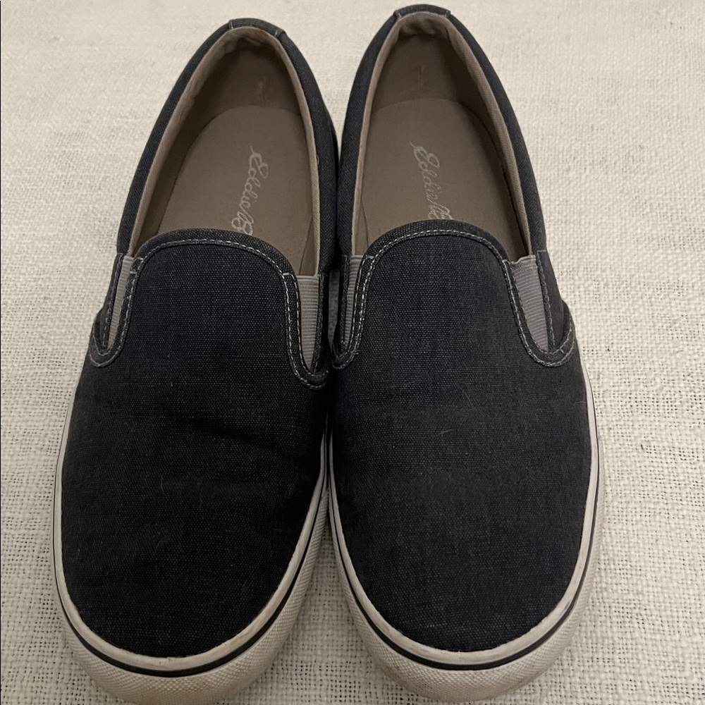 Eddie Bauer Men’s Blue Denim Haller Slip-On Shoes Size 12